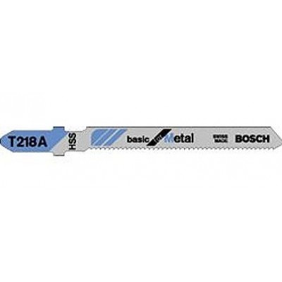 5 Пилки для лобзика Т 218 A (тонк.мет.кривол.рез.) Bosch