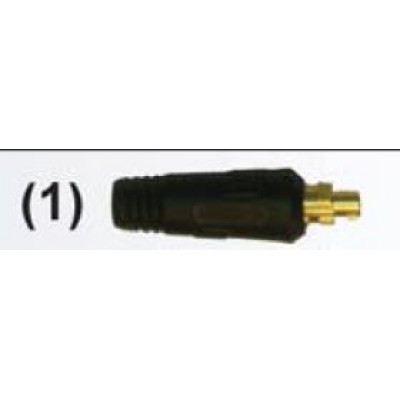 Кабеледержатели для инверторных сварочных аппаратов: 1) папа кабеля сечением от 10 до 25 мм.  AEZ																	.