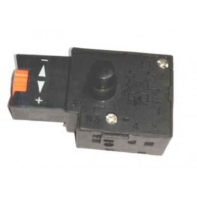 Выключатель KR8 8(8)A 250V 5E4 c фиксатором и регулировкой оборотов